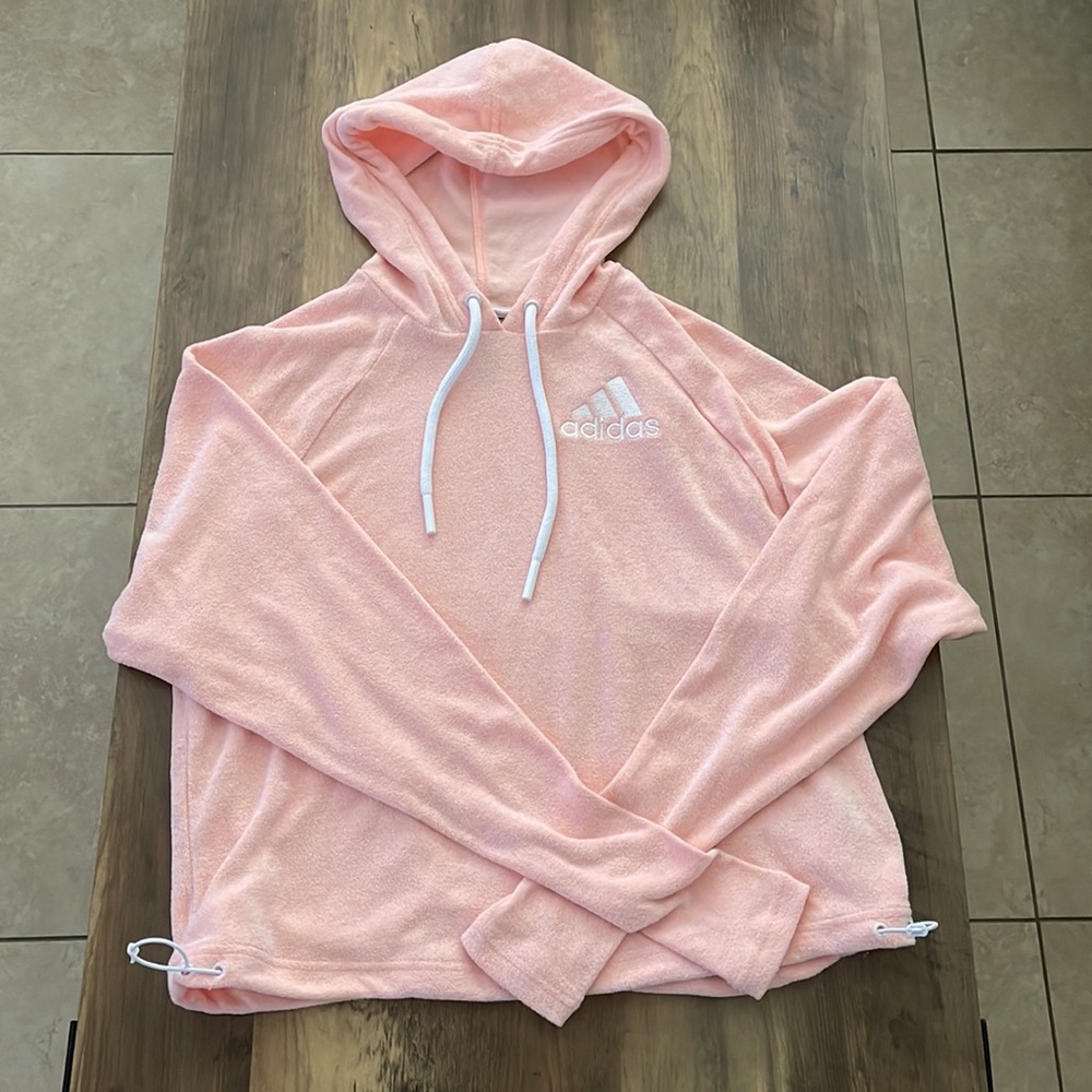 Adidas pink hoodie